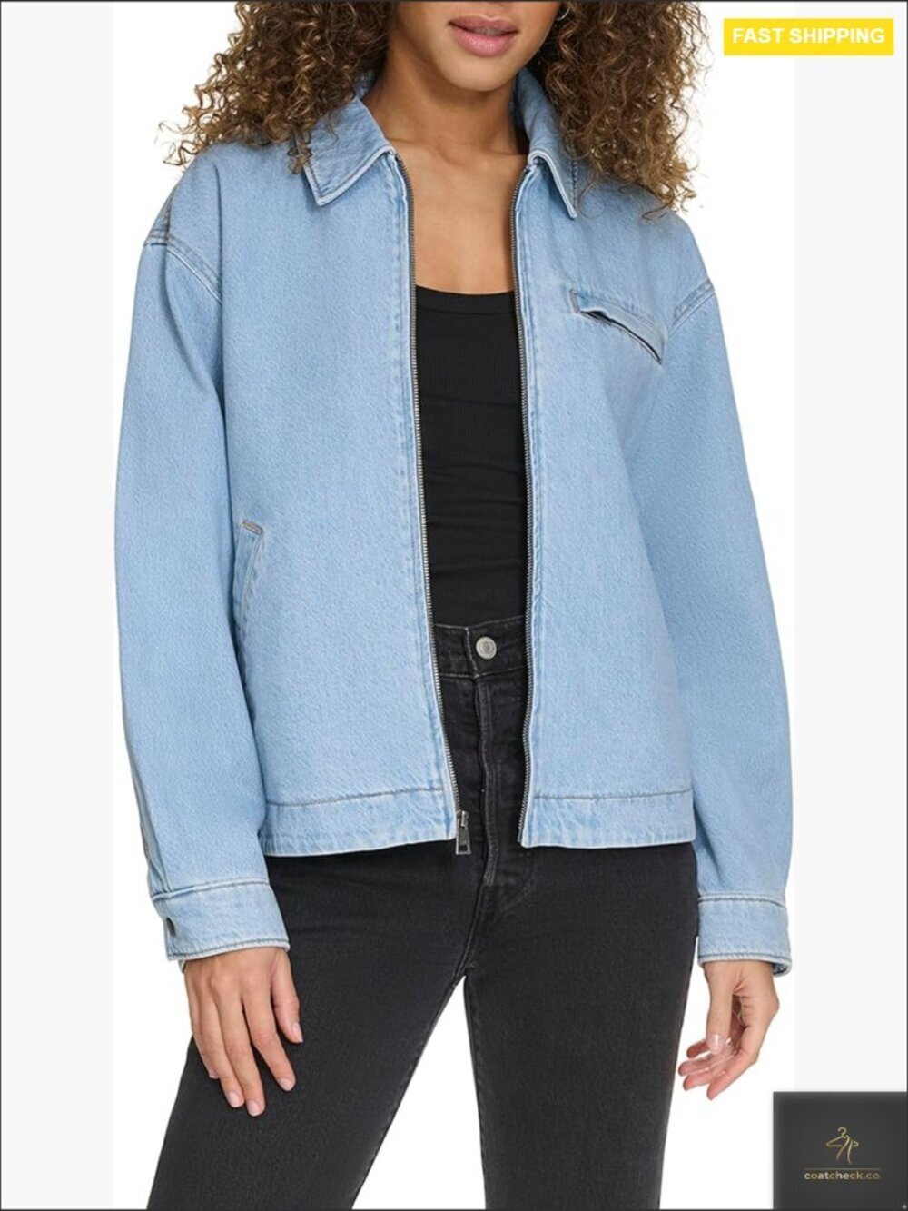 Relaxed Fit Utility Jacket Classic Chic Casual Lightweight Cotton Zip Up